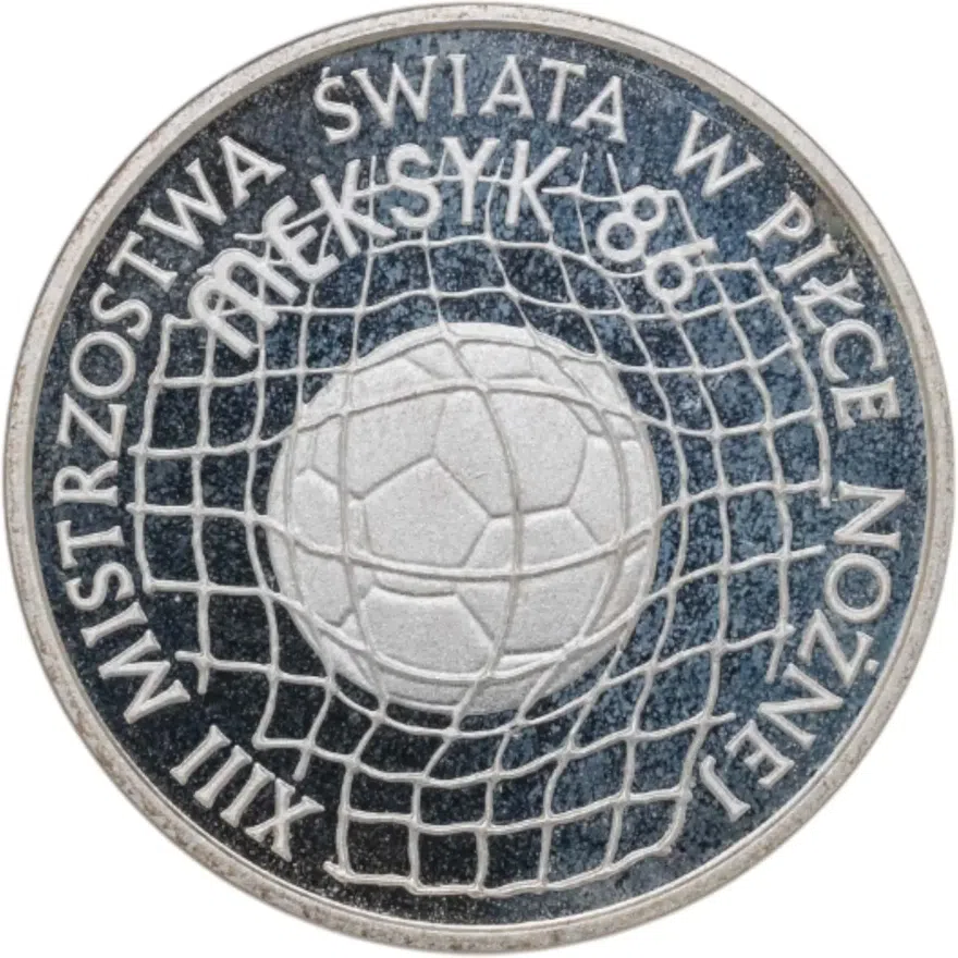 Польша 500 злотых (zlotych) 1986  Чемпионат мира по футболу 1986