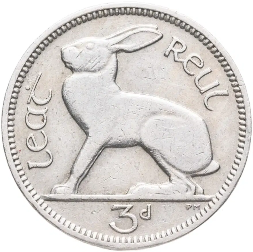Ирландия 3 пенса (pence) 1942