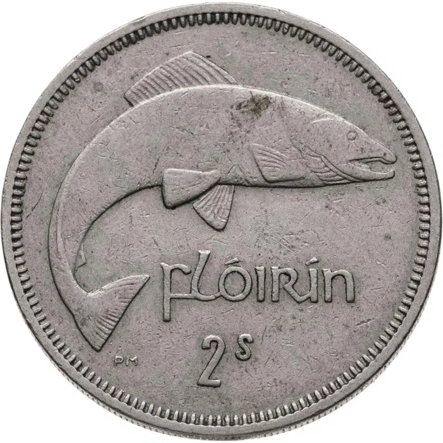 Ирландия 2 шиллинга (флорин, shillings) 1961