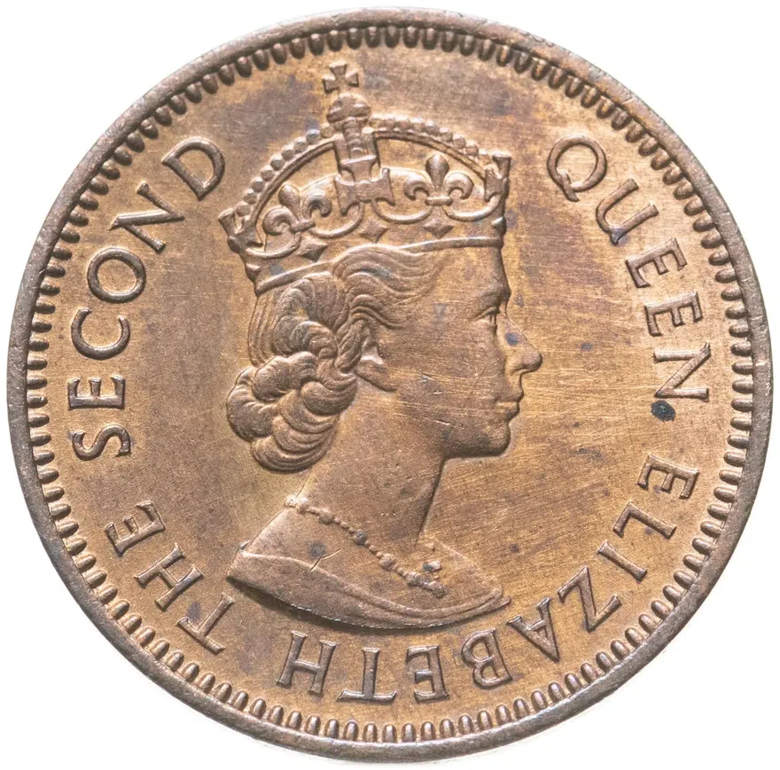 Кипр 3 миля (mils) 1955, реверс