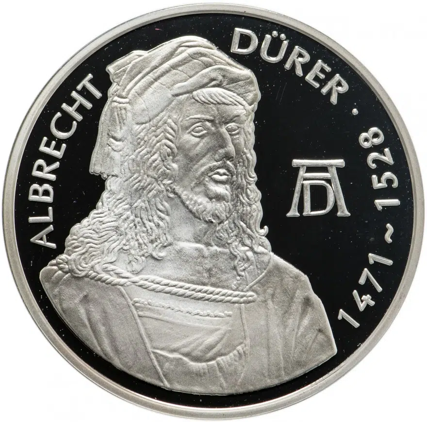 Уганда 1000 шиллингов (shillings) 2001 "Альбрехт Дюрер", реверс