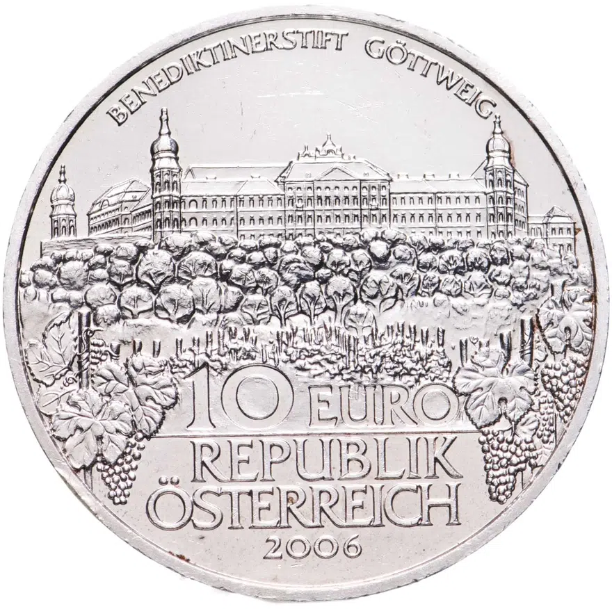 Австрия 10 евро (euro) 2006  Аббатство Гёттвейг