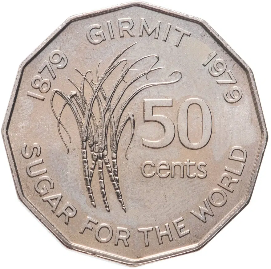 Фиджи 50 центов (cents) 1979  ФАО - 100 лет появлению индийцев на Фиджи