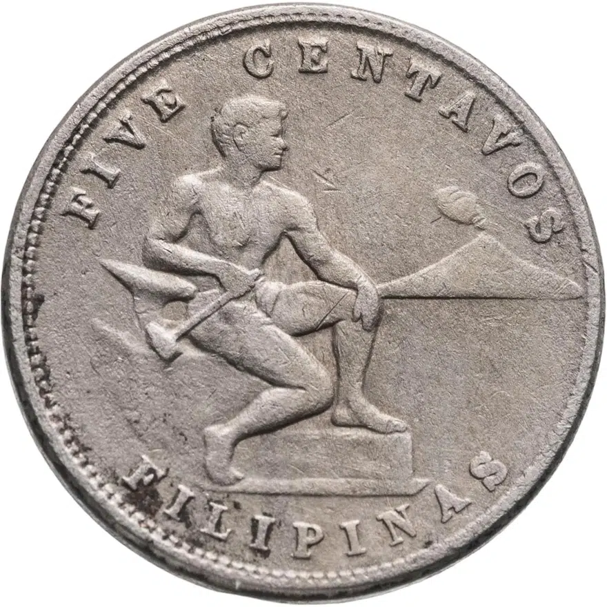 Филиппины 5 сентаво (centavos) 1930