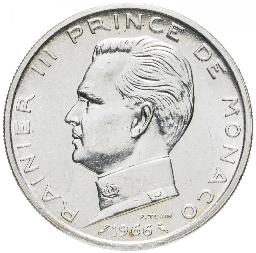 Монако 5 франков (francs) 1966