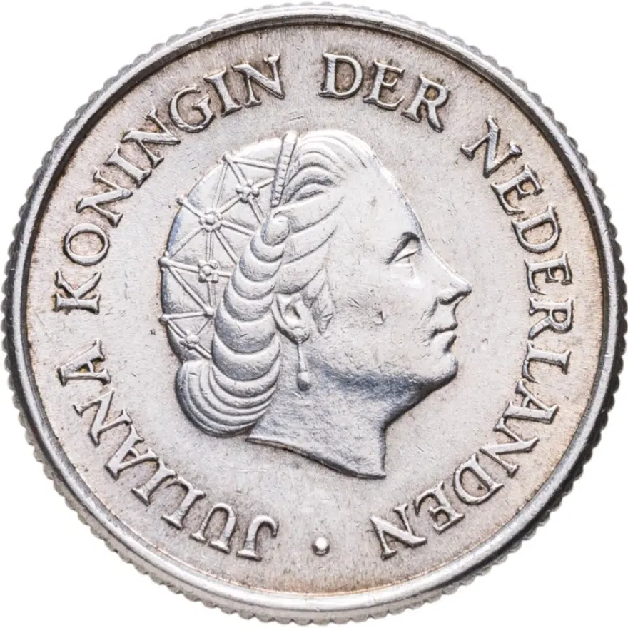 Нидерландские Антильские острова 1/4 гульдена (gulden) 1963, реверс