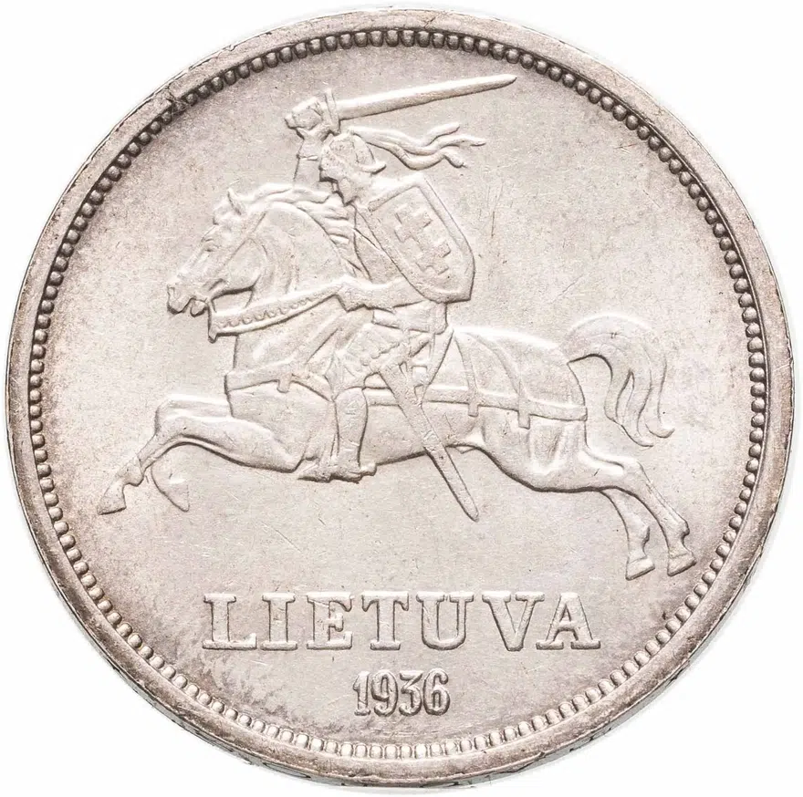Литва 5 литов (litai) 1936