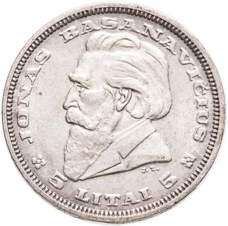 Литва 5 литов (litai) 1936, реверс