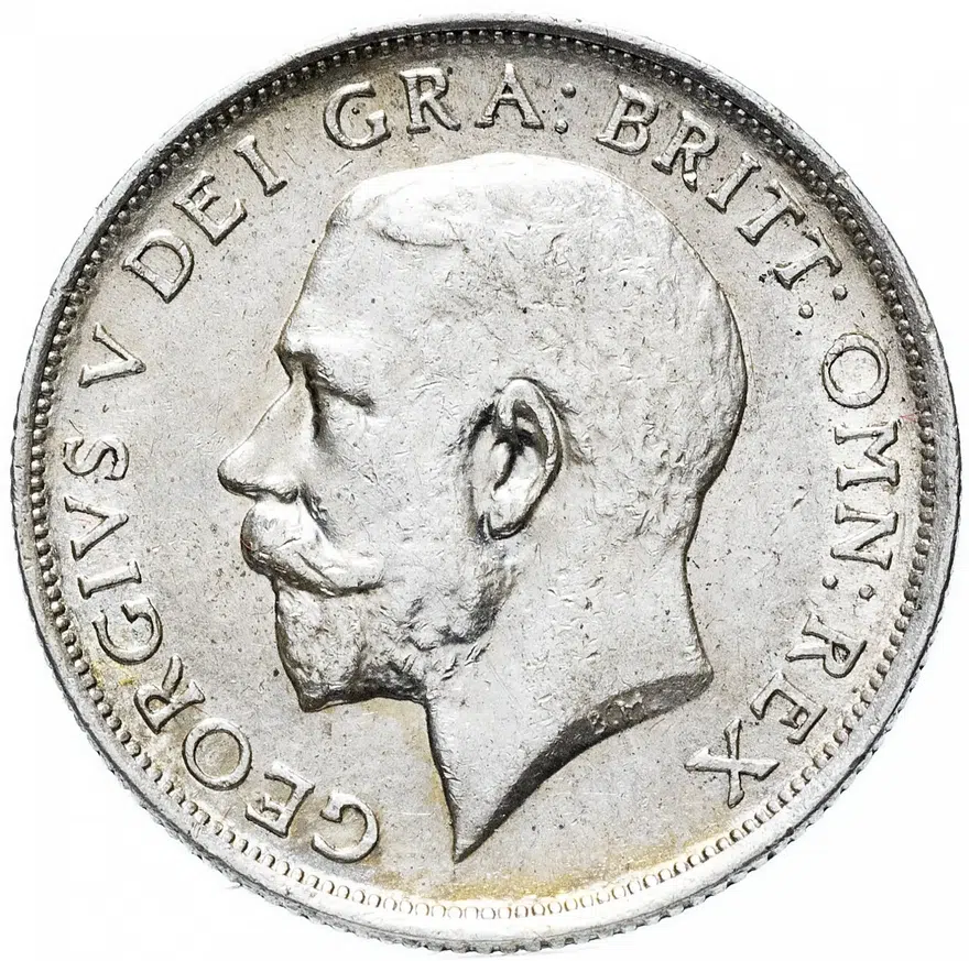 Великобритания 1 шиллинг (shilling) 1915, аверс