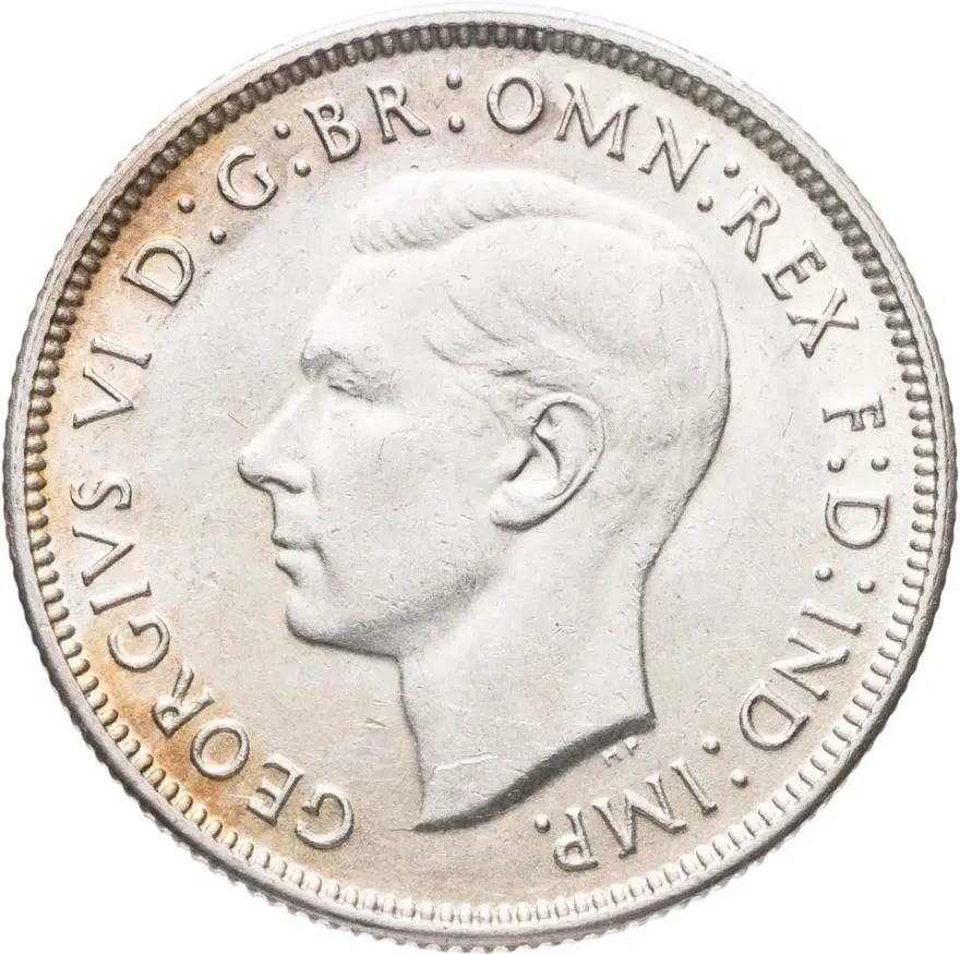 Австралия 2 шиллинга (флорин, shillings) 1943 S, реверс