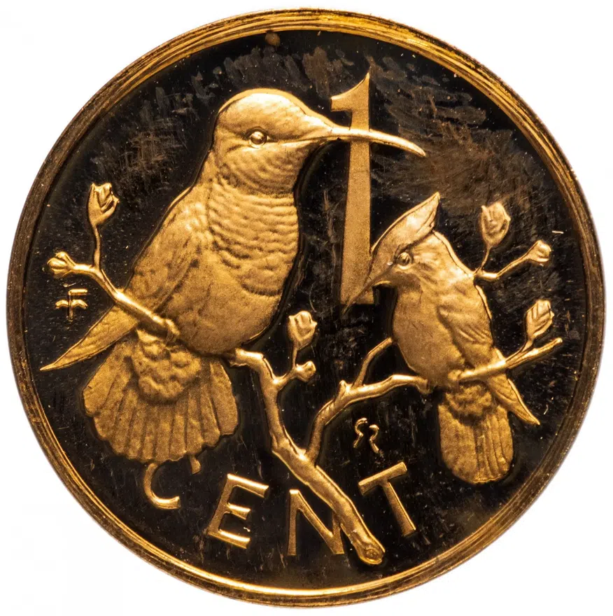 Британские Виргинские острова 1 цент (cent) 1973