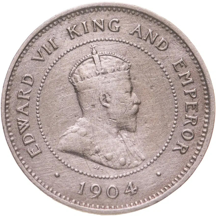Ямайка 1 фартинг (farthing) 1904, реверс
