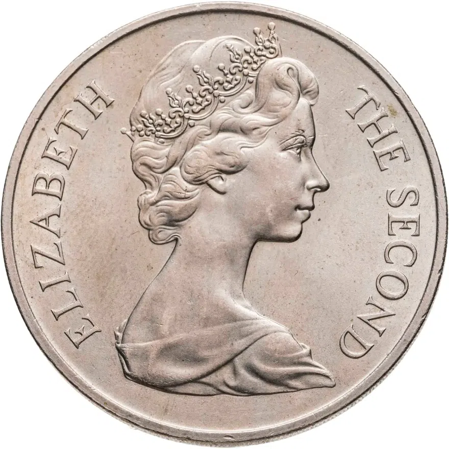 Остров Мэн 1 крона 1970 "Мэнкс", реверс