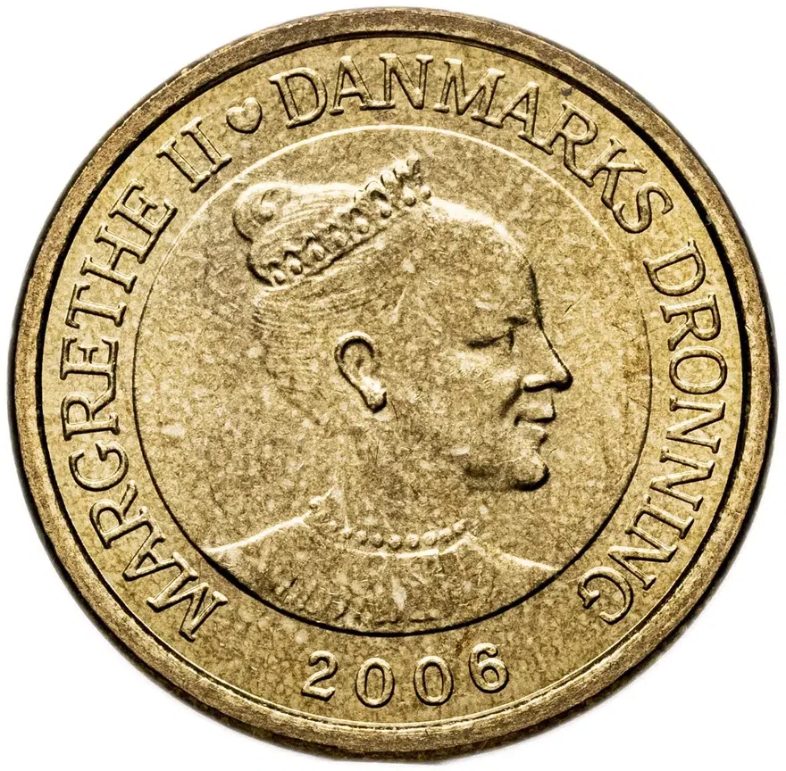Дания 10 крон (kroner) 2006  Сказка - Тень, реверс