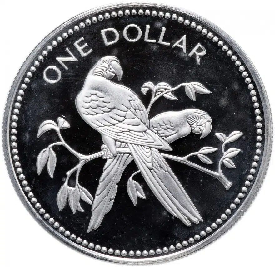 Белиз 1 доллар (dollars) 1979, реверс