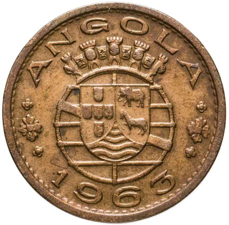 Ангола 1 эскудо (escudo) 1963, реверс