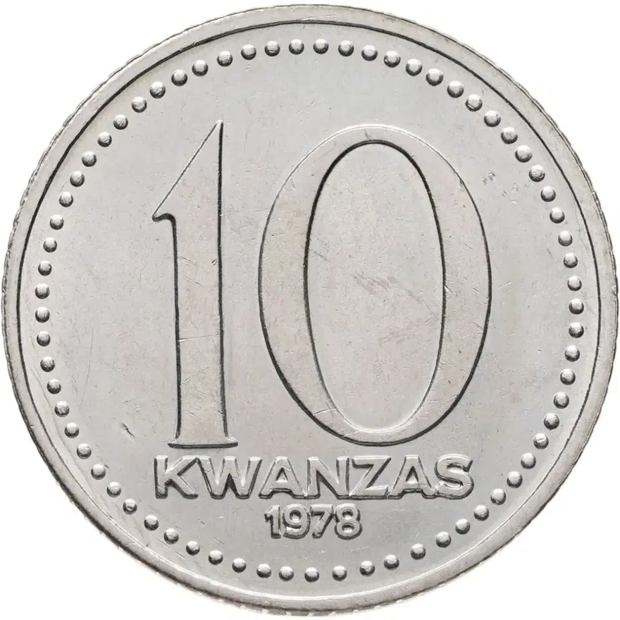 Ангола 10 кванз (kwanzas) 1978, реверс