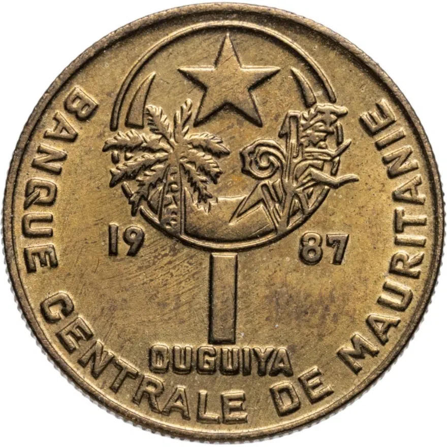 Мавритания 1 угия (ouguiya) 1987