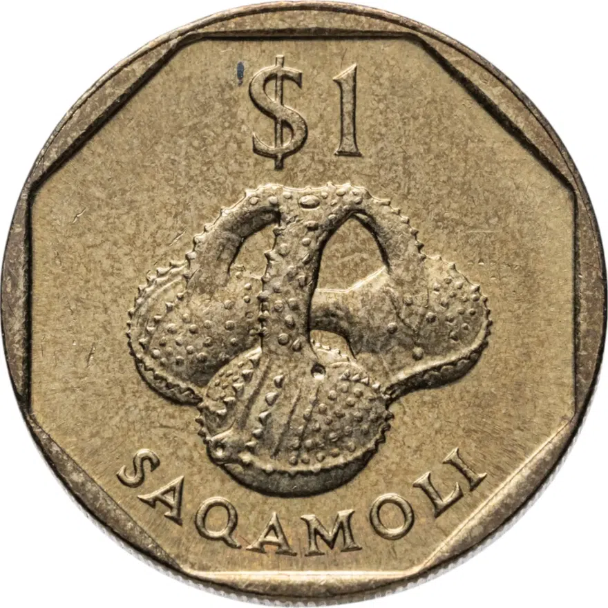 Фиджи 1 доллар (dollar) 1998