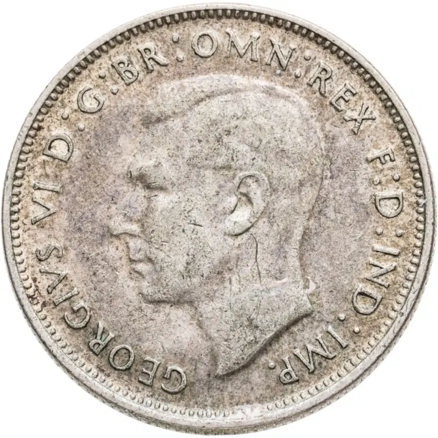 Австралия 2 шиллинга (флорин, shillings) 1947, реверс