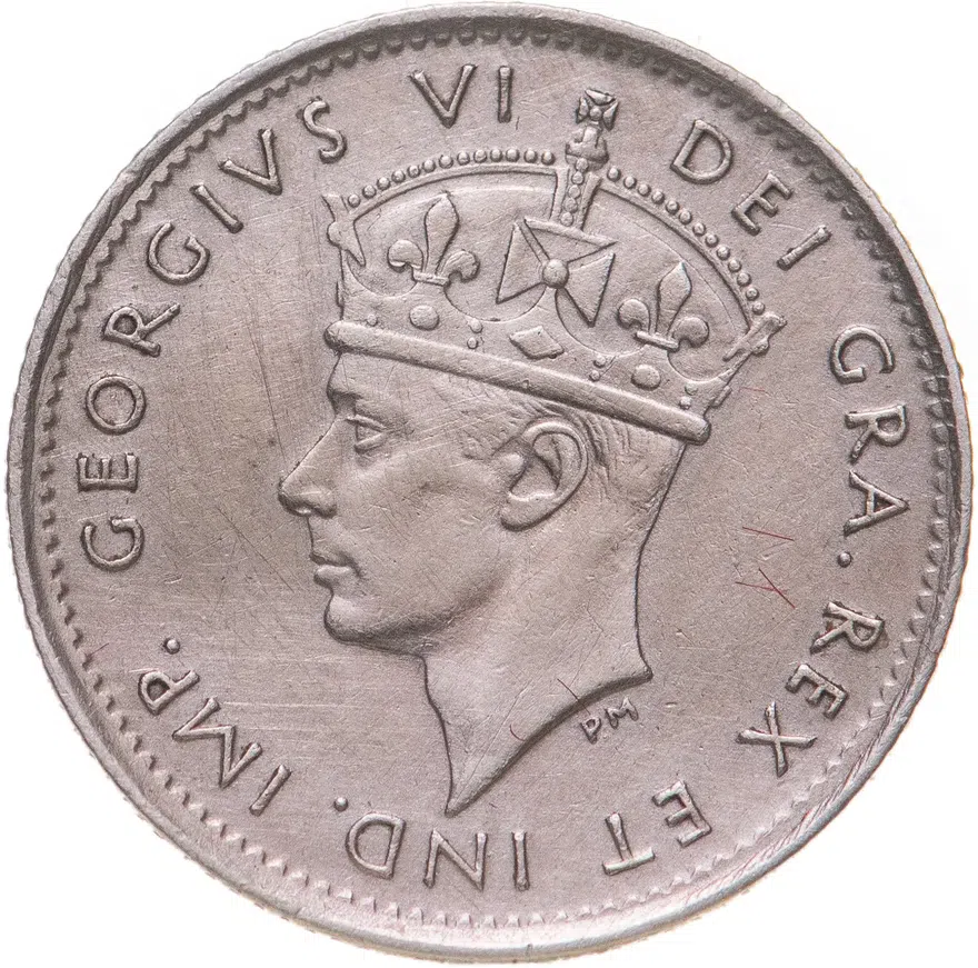 Ньюфаундленд 5 центов (cents) 1945, реверс