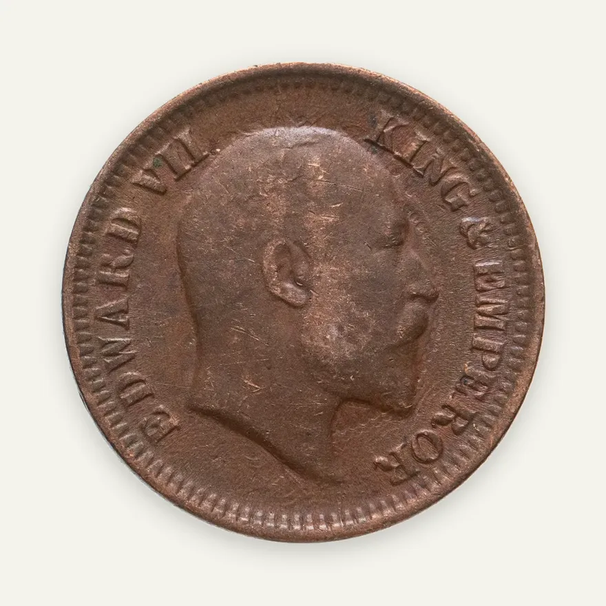 Индия (Британская) 1/2 пайса (pice) 1904