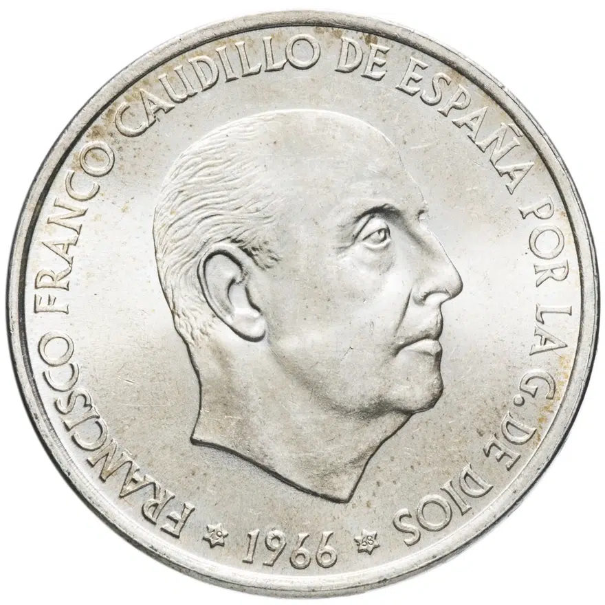 Испания 100 песет (pesetas) 1966