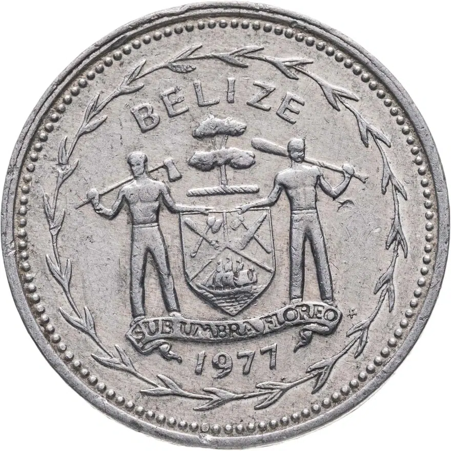 Белиз 5 центов (cents) 1977