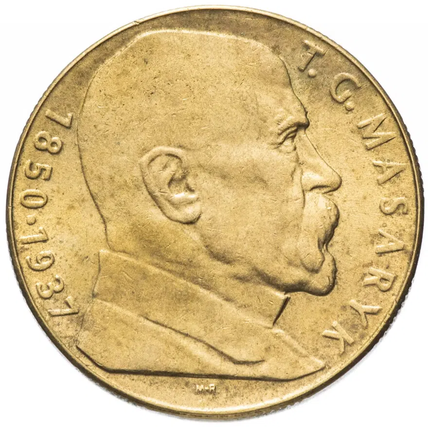 Чехословакия 10 крон (korun) 1990 "Томаш Масарик"