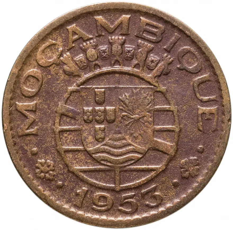 Мозамбик 1 эскудо (escudo) 1953
