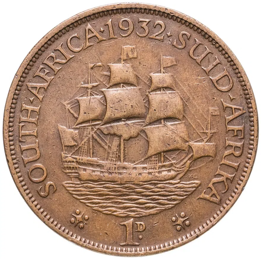 ЮАР 1 пенни (penny) 1932