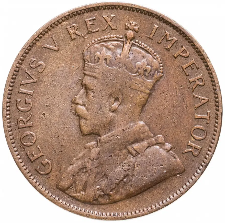 ЮАР 1 пенни (penny) 1932, реверс