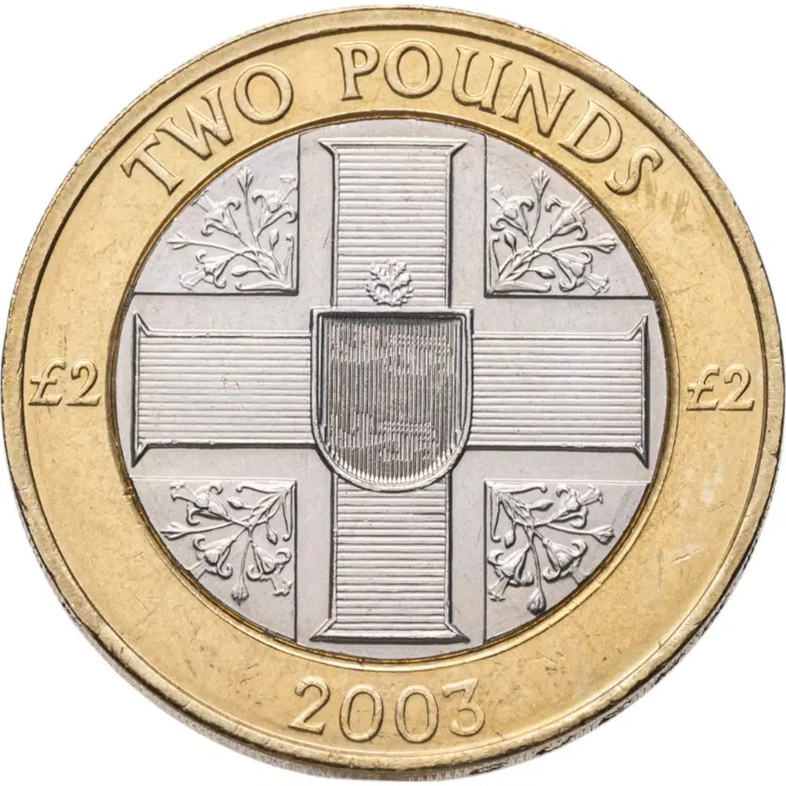 Гернси 2 фунта (pounds) 2003, реверс