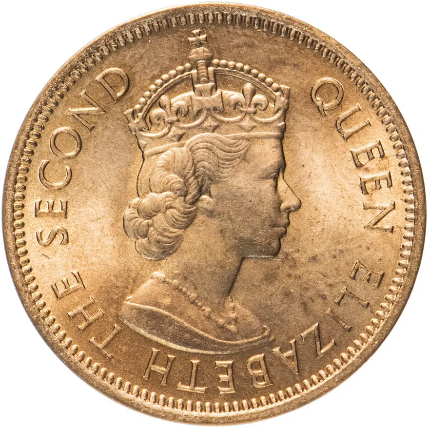 Маврикий 2 цента (cents) 1969, реверс
