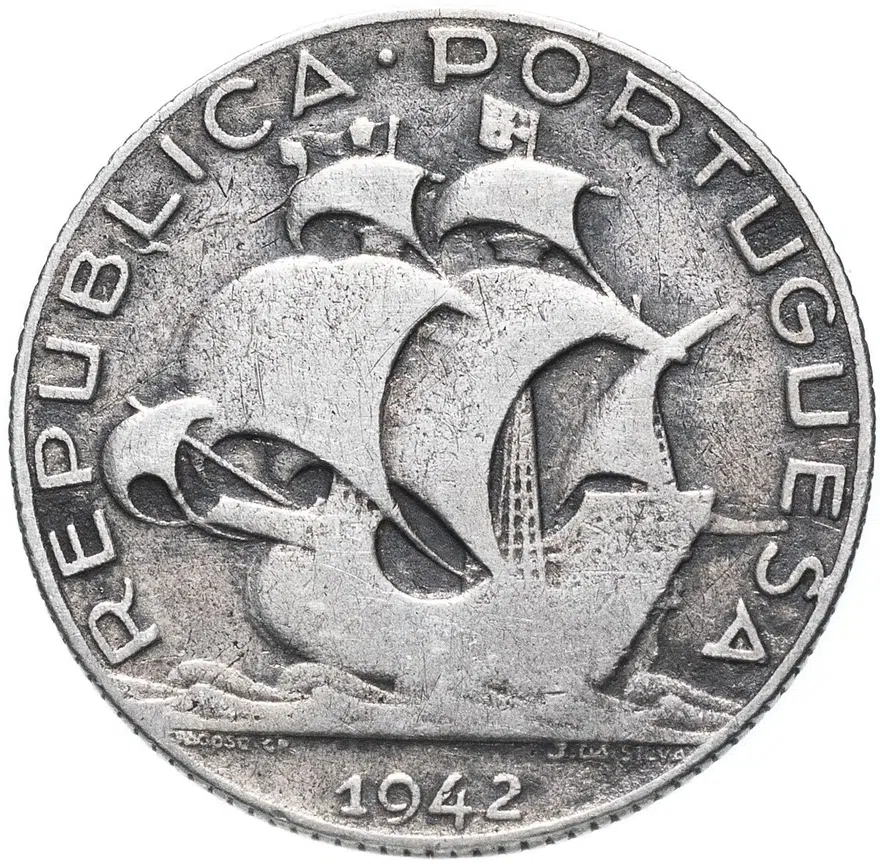 Португалия 2,5 эскудо (escudos) 1942
