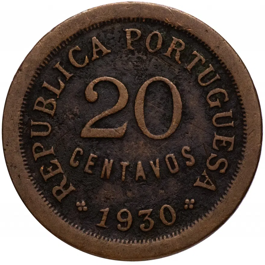 Кабо-Верде 20 сентаво (centavos) 1930