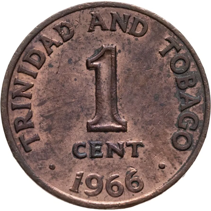 Тринидад и Тобаго 1 цент (cent) 1966