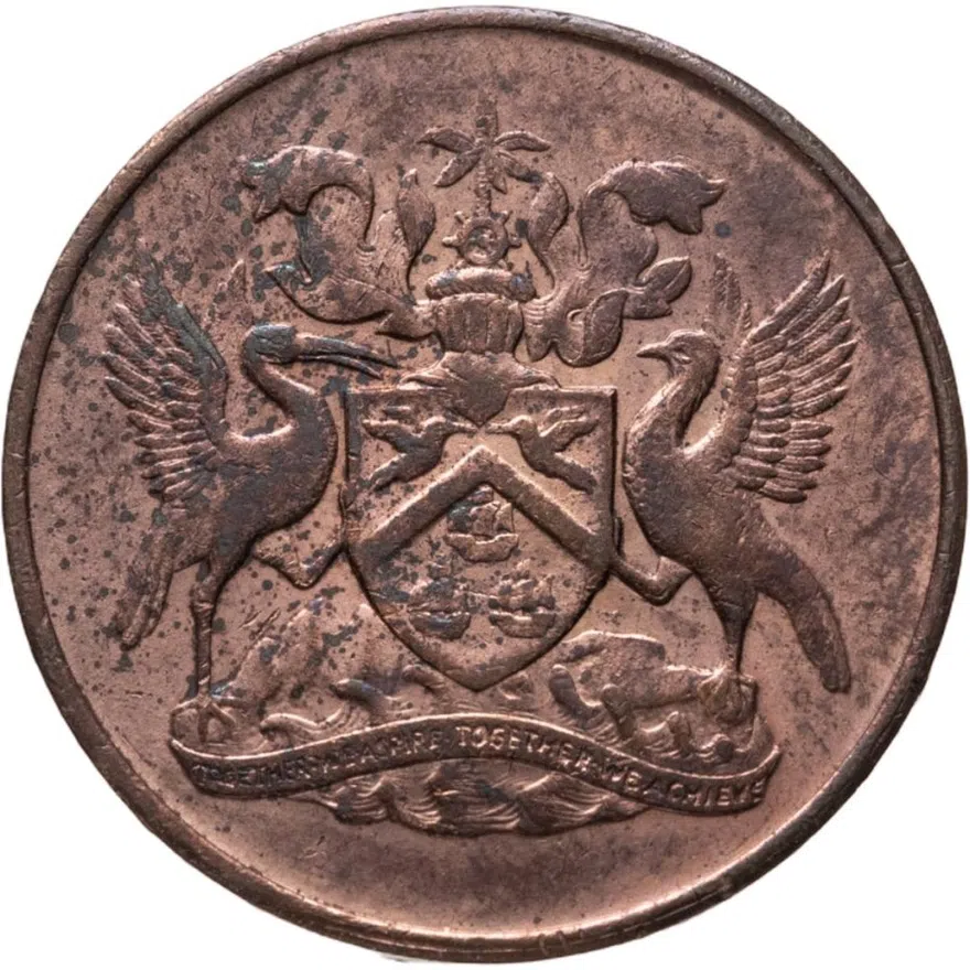Тринидад и Тобаго 1 цент (cent) 1966, реверс