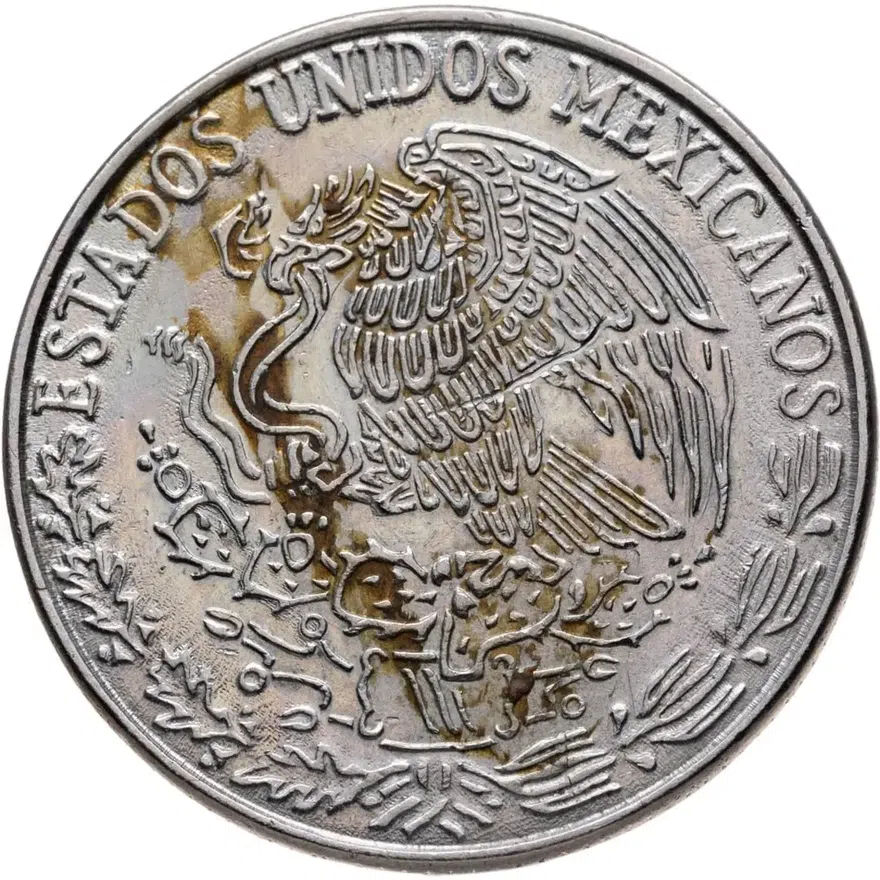 Мексика 50 сентаво (centavos) 1981, реверс