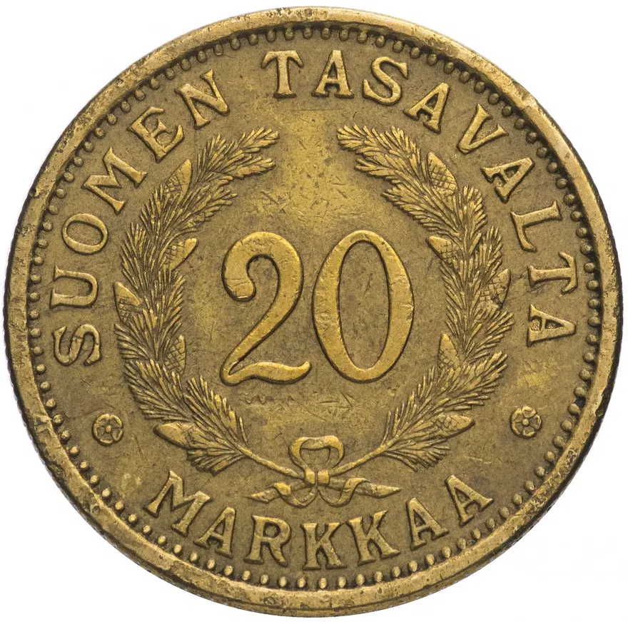 Финляндия 20 марок (markkaa) 1935