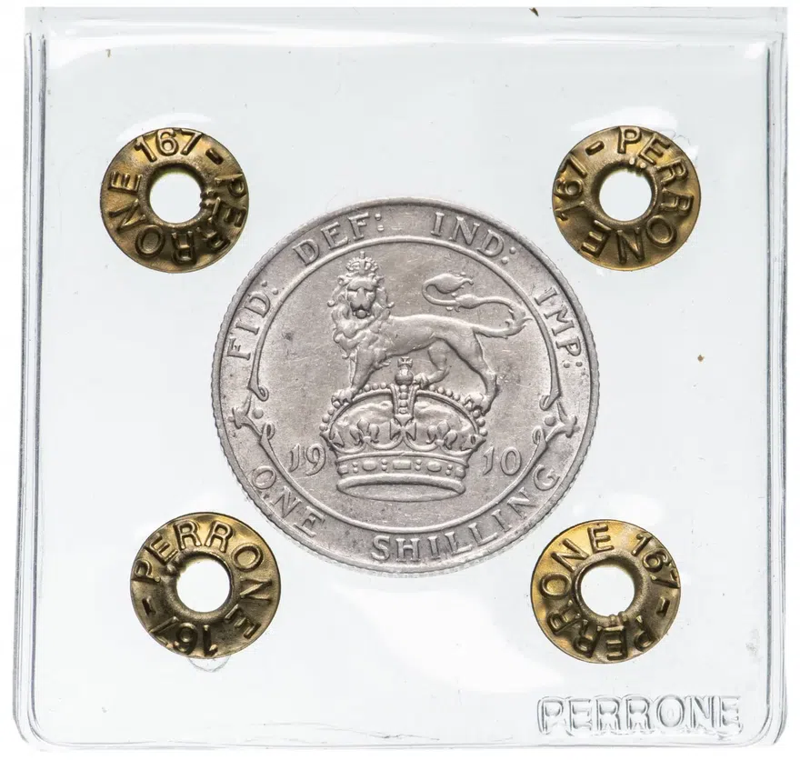 Великобритания 1 шиллинг (shilling) 1910, реверс