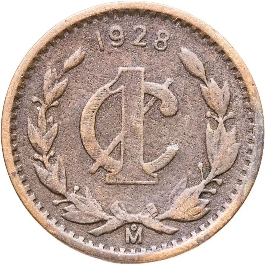 Мексика 1 сентаво (centavo) 1928