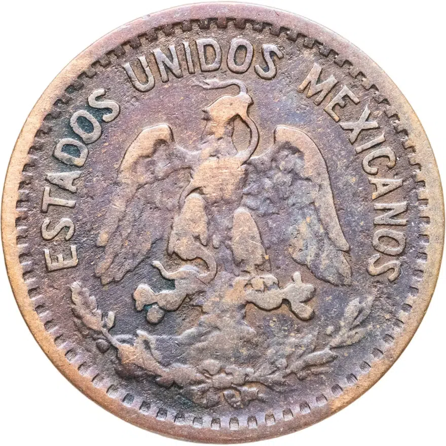 Мексика 1 сентаво (centavo) 1928, реверс