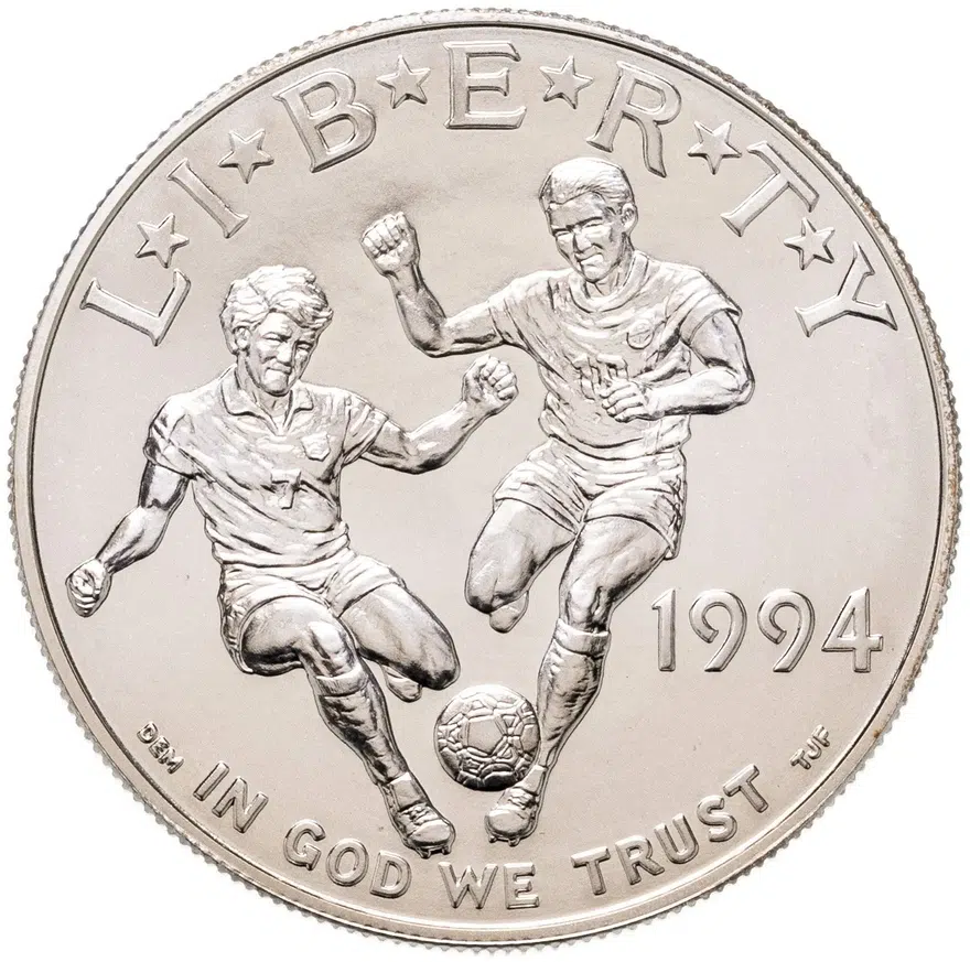 США 1 доллар 1994 "Чемпионат мира по футболу 1994 года" (D)