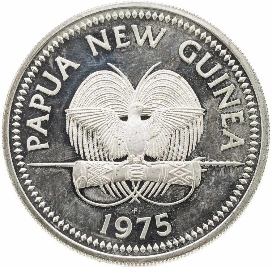 Папуа - Новая Гвинея 10 кина (kina) 1975, реверс