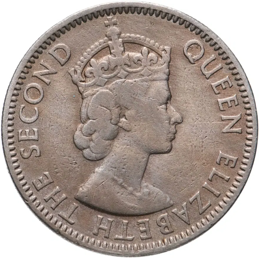Кипр 50 милей (mils) 1955, реверс