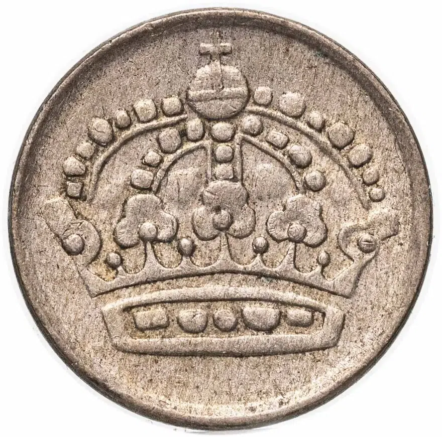 Швеция 10 эре (ore) 1957, реверс