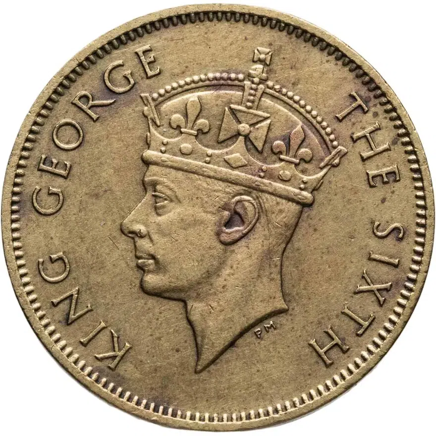 Ямайка 1 фартинг (farthing) 1950, реверс