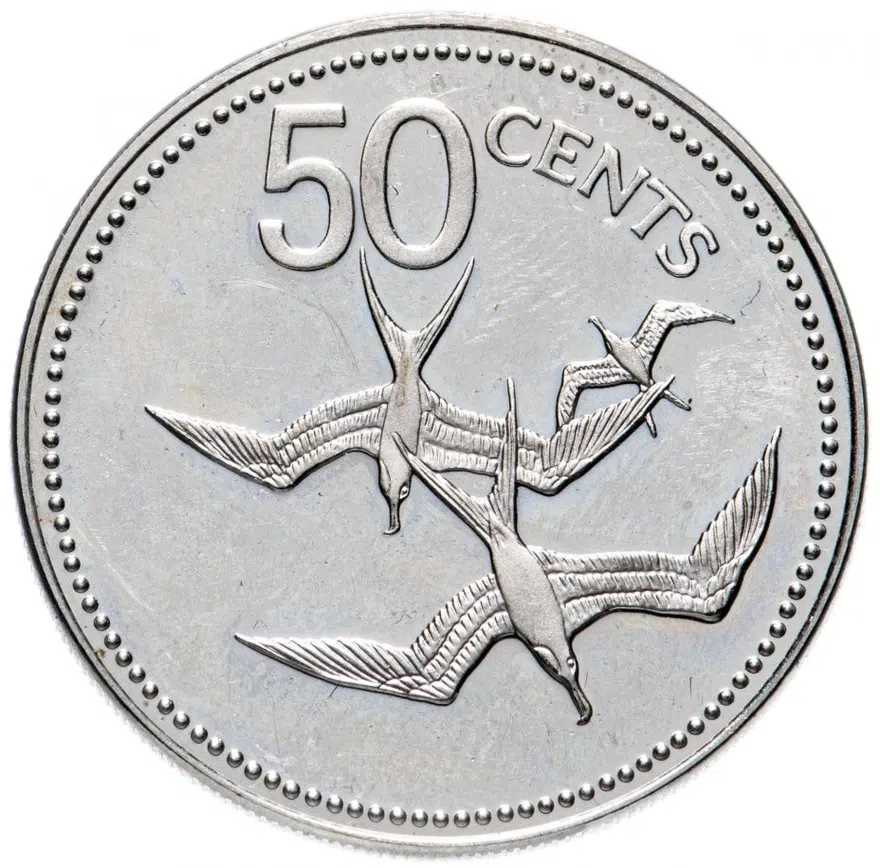 Белиз 50 центов (cents) 1977