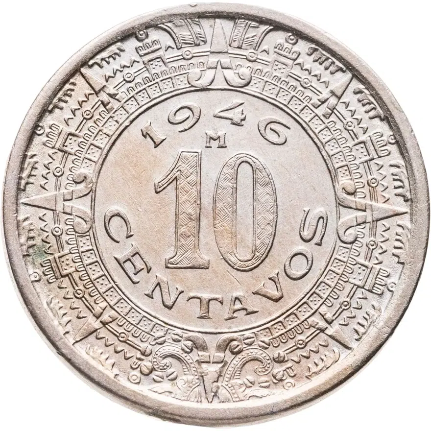 Мексика 10 сентаво (centavos) 1946